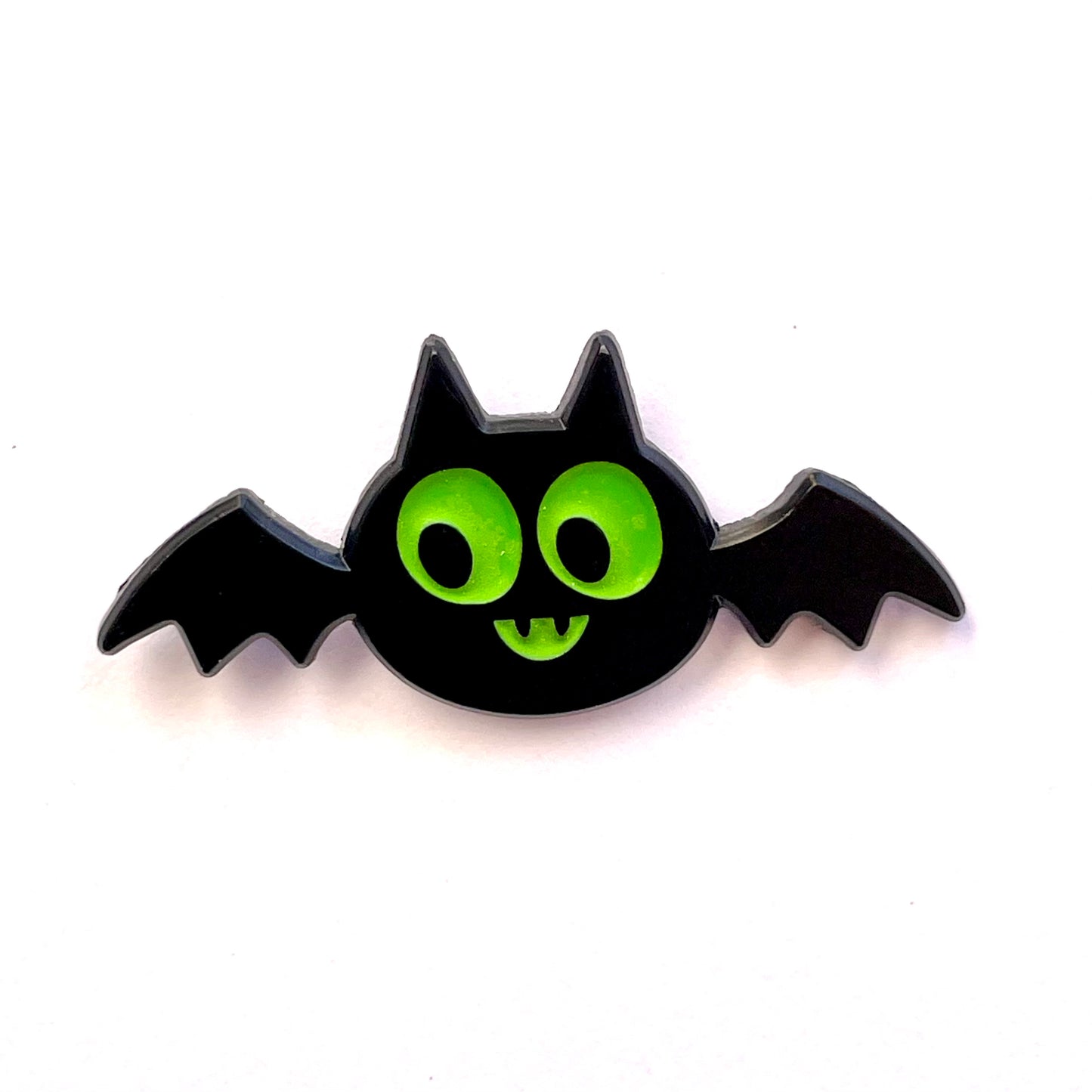 New! Enamel Pin: BAT - Green Color Way