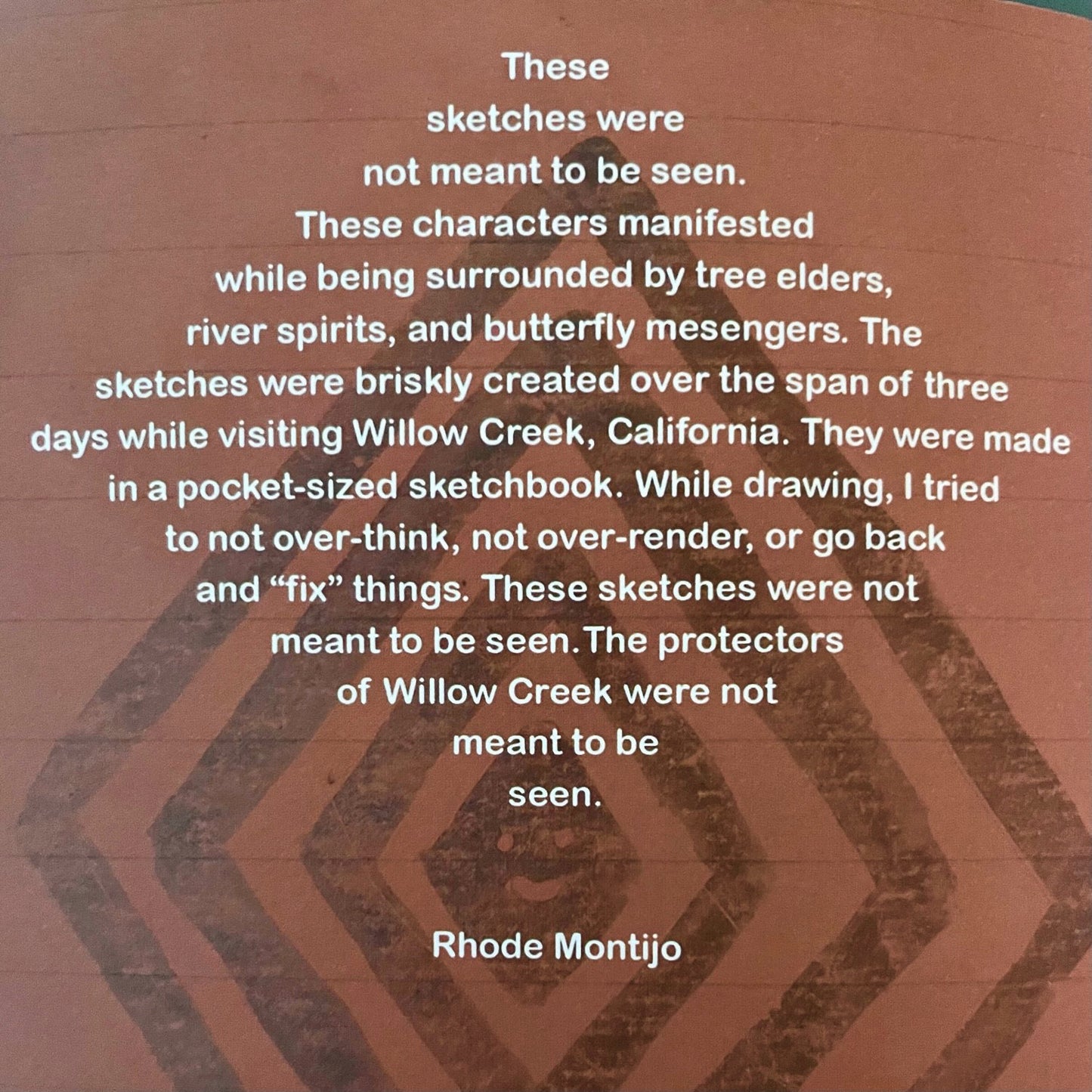 .New Mini Sketch Book: THE PROTECTORS OF WILLOW CREEK