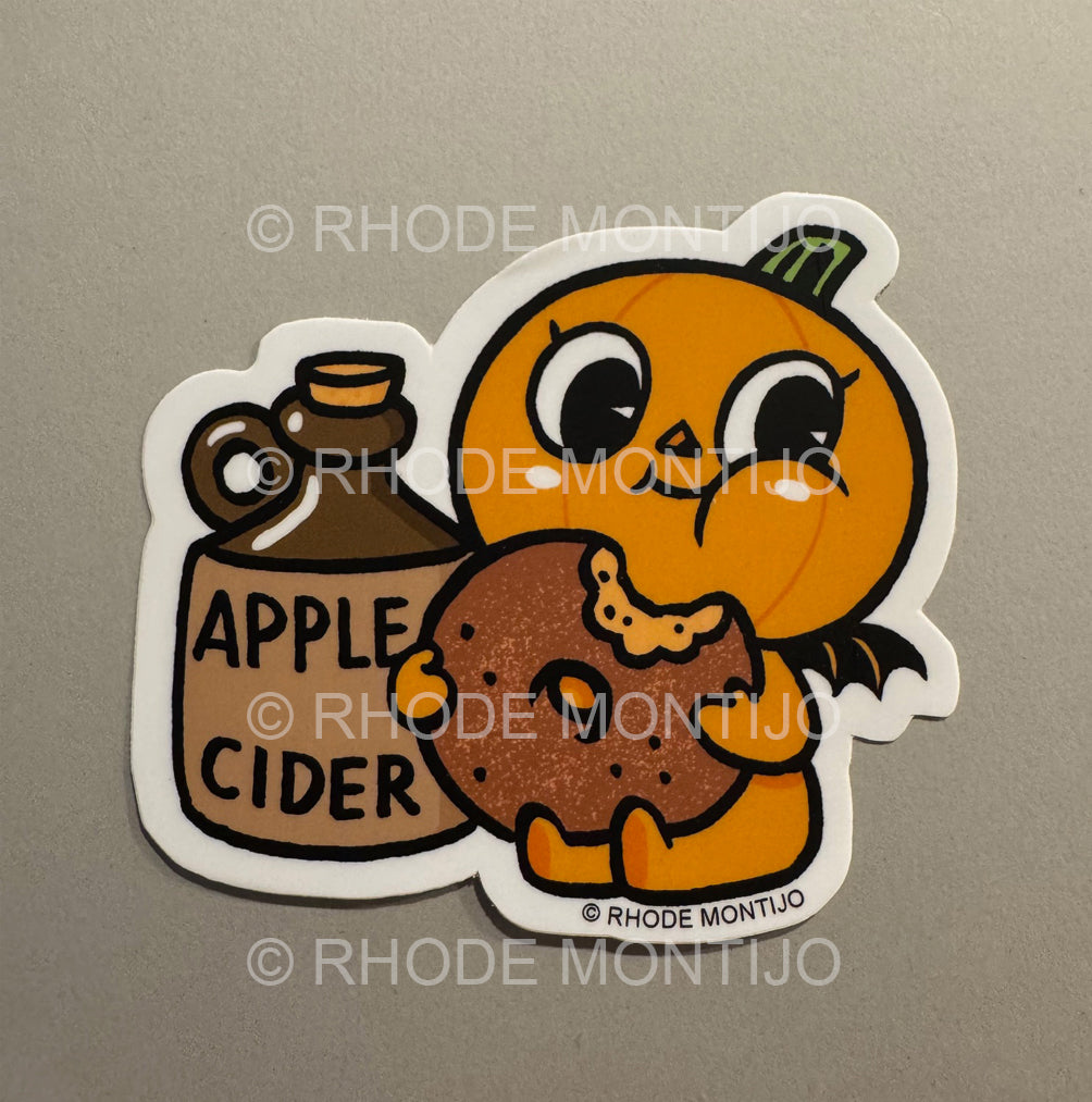 New for SDCC 2025! Sticker: APPLE CIDER
