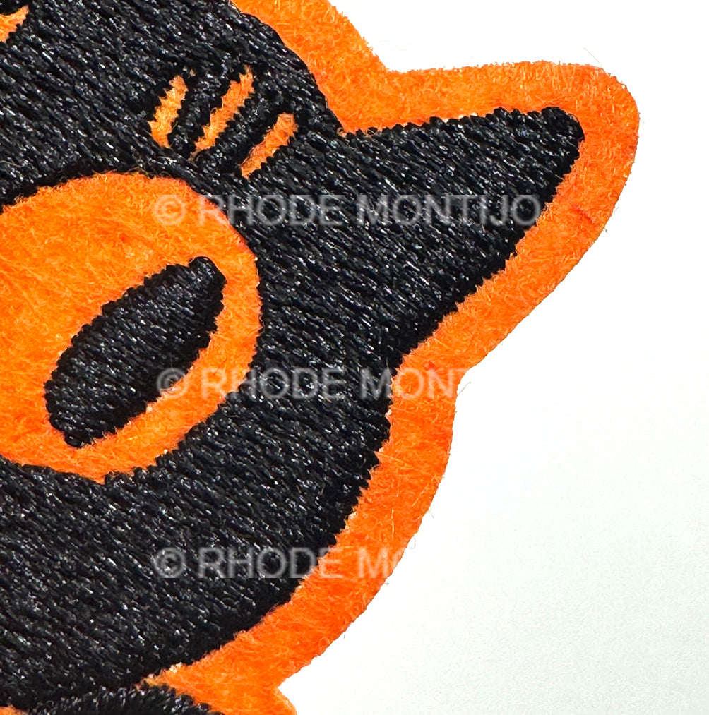 New for SDCC 2025! Vintage Style Felt Iron-On Patch: FLAME CAT