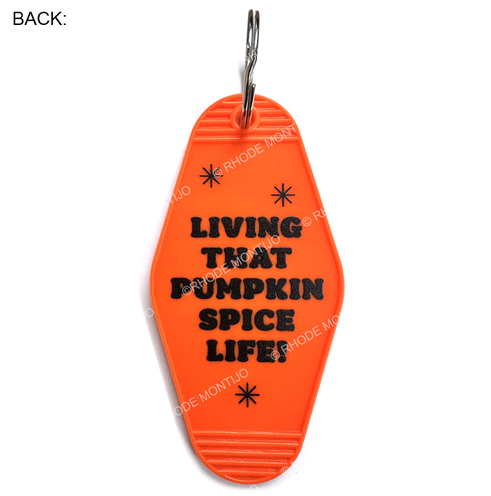 SDCC 2026: New Retro Style Keychain: LIVING THAT PUMPKIN SPICE LIFE!