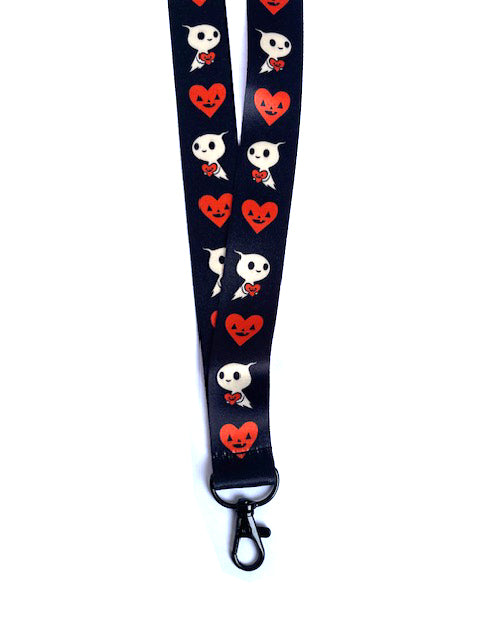 .New! Double Sided Lanyard: VALENTINE GHOST