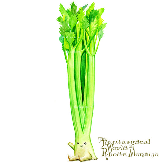 #1 Best Seller-y: Peculiar Plant Print: CELERY