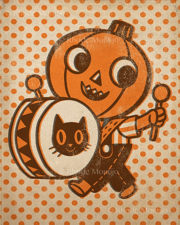 8" x 10" Signed Print: DRUMMER JACK (Back In Stock!)