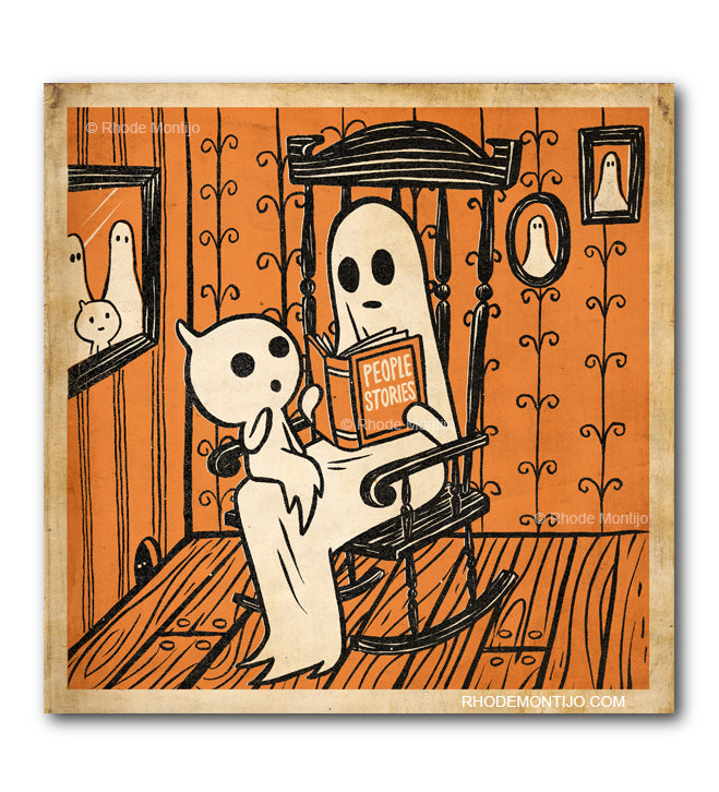 8" x 8" Signed Print: PEOPLE STORIES-BACK IN STOCK!