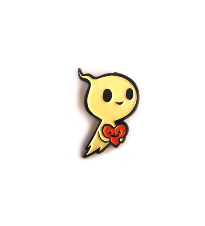 Enamel Pin: VALENTINE GHOST (RESTOCKED!)