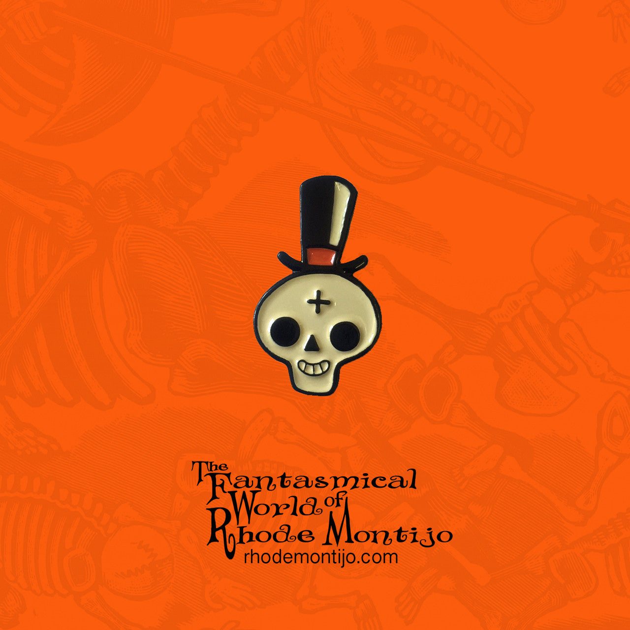 Enamel Pin: GENTLEMAN SKULL