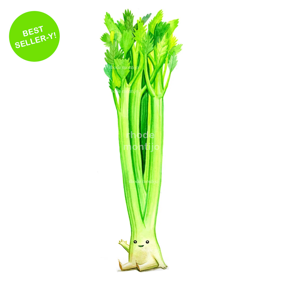 #1 Best Seller-y: Peculiar Plant Print: CELERY (Back In Stalk!)
