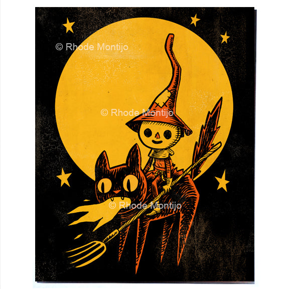 .New! SDCC 2024 8" x 10" Signed Print: Scarecrow Patrol