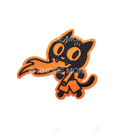 New for SDCC 2025! Vintage Style Felt Iron-On Patch: FLAME CAT