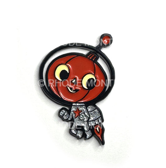 New for SDCC 2025! Enamel Pin: Space Pumpkin