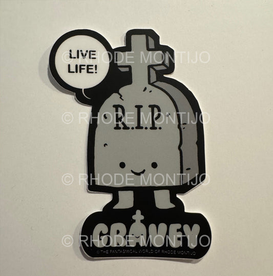 New for SDCC 2025! Sticker: GRAVEY