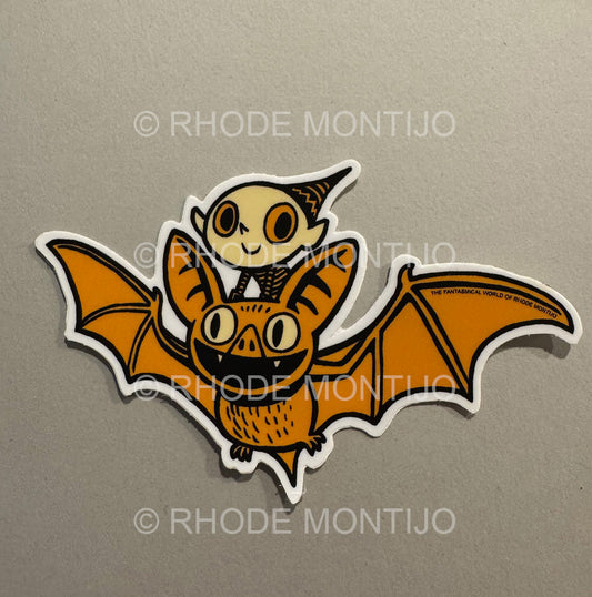 New for SDCC 2025! Sticker: TRICKY TRICKIES on BAT