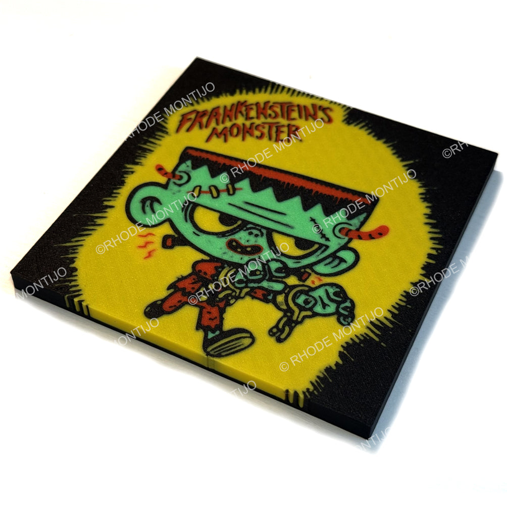 SDCC 2026 New 4 piece Monster Coaster Set with Coaster Holder