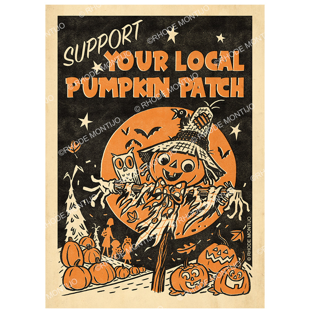 SDCC 2026: New Postcard: SUPPORT YOUR LOCAL PUMPKIN PATCH