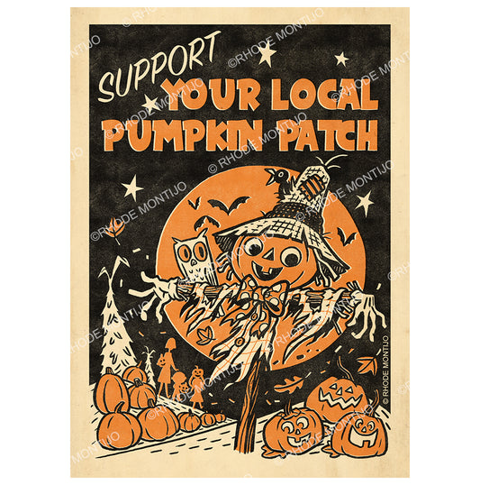SDCC 2026: New Postcard: SUPPORT YOUR LOCAL PUMPKIN PATCH