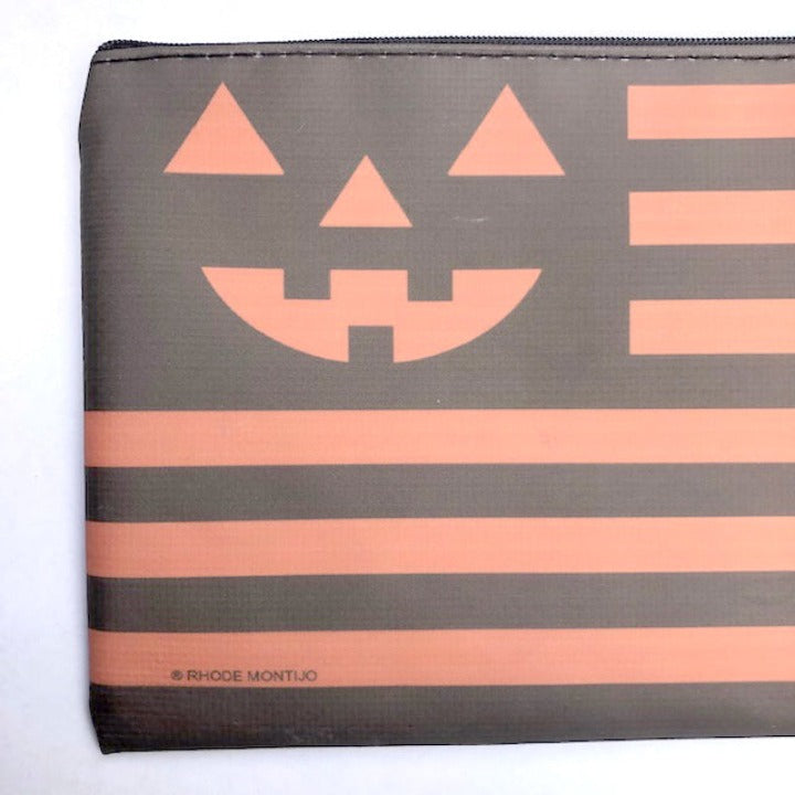 "UNITED" Pencil Bag: Halloween Flag -New!